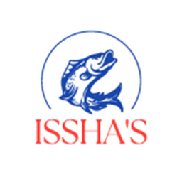 Isshas Fish and Chips logo.